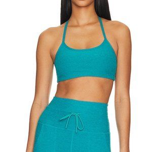 Beyond Yoga Spacedye Slim Racerback Bra Peacock Blue